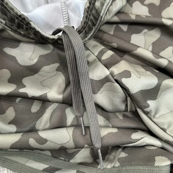 Adidas Pants Womens M Trio AOP Camo Soccer Regular Fit Tapered Zip Legs Training - Picture 8 of 16